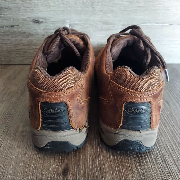 Cabela\'s Dry-Plus X4 Leather Shoes Men Size 11 EE Brown 82-4332